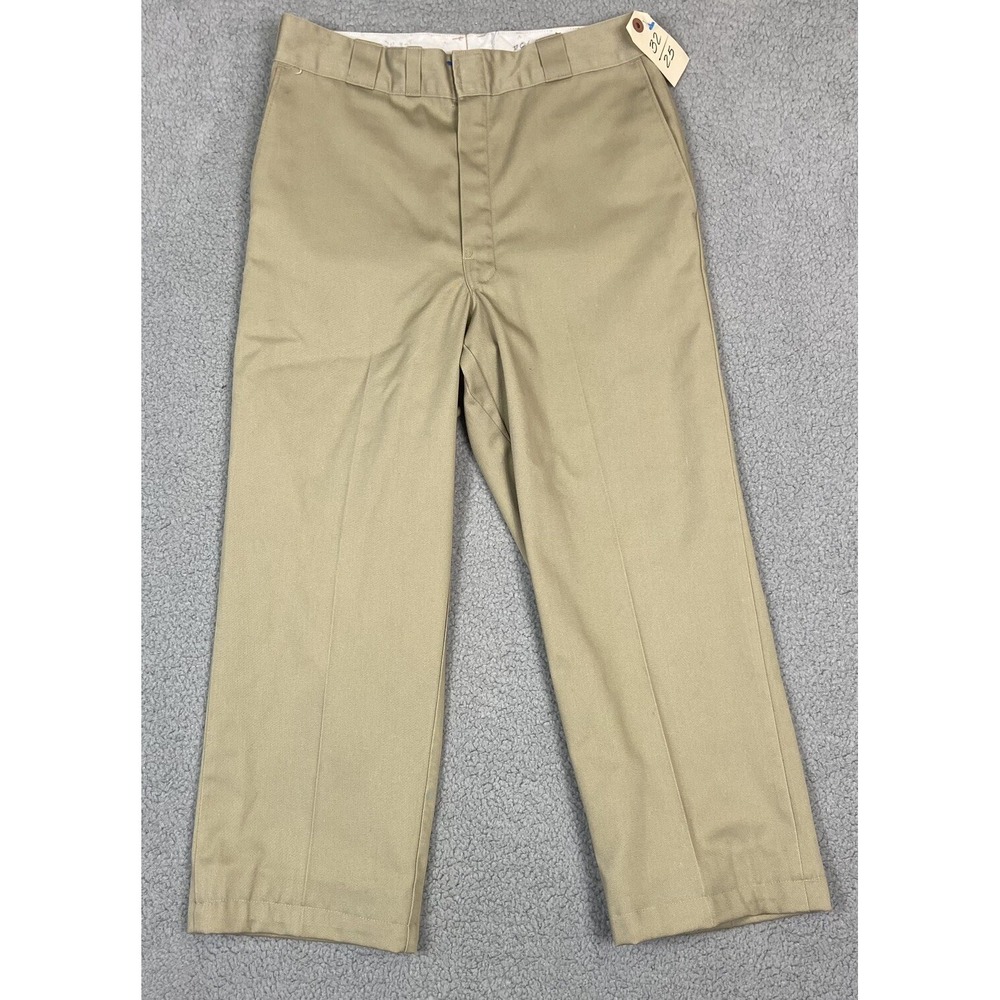 Vintage Dickies Pants Men Size W34 L25 Chino USA Workwear Read*
